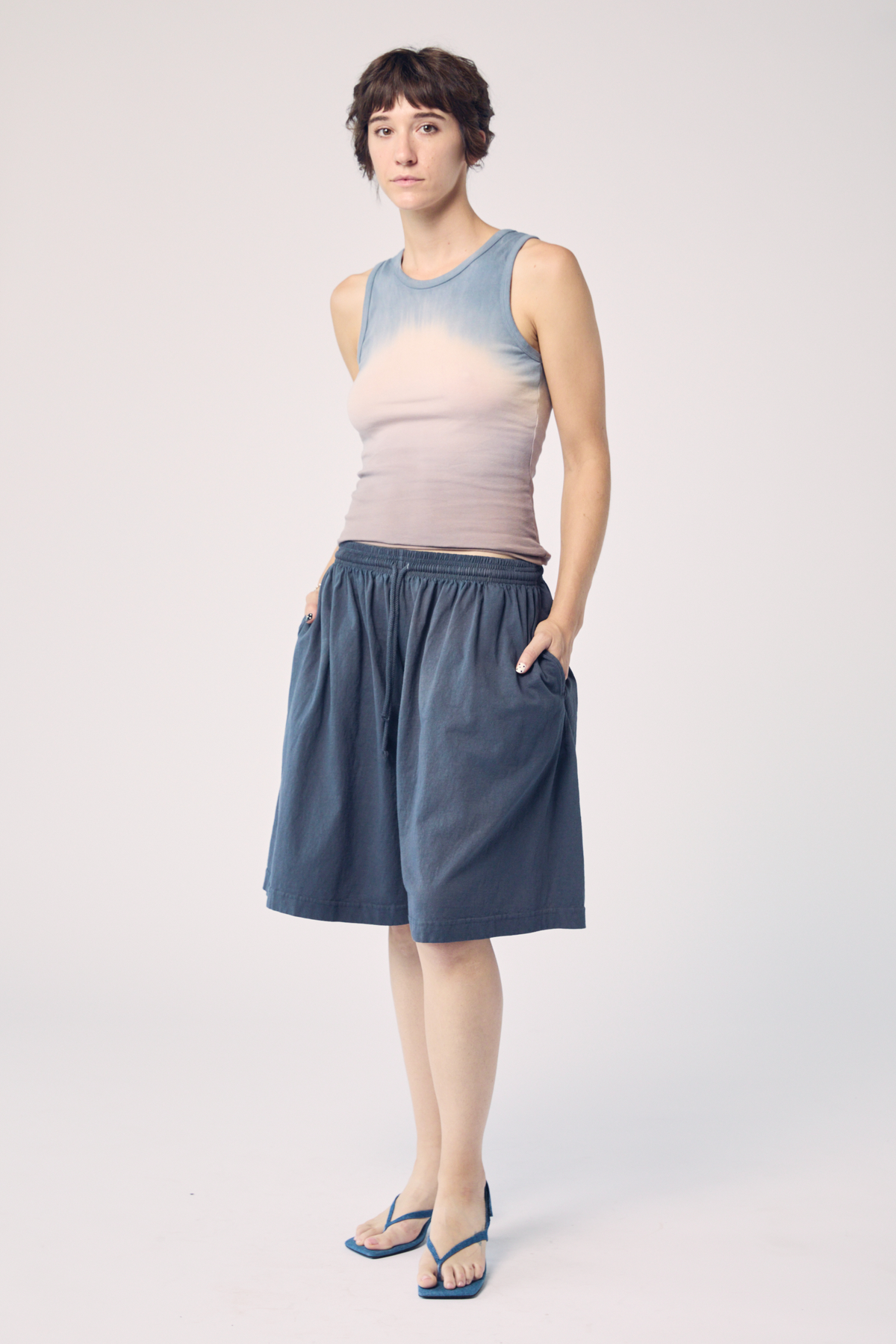 MAISON MARKOSIAN Garment-Dyed Shorts - Image 1 of 6