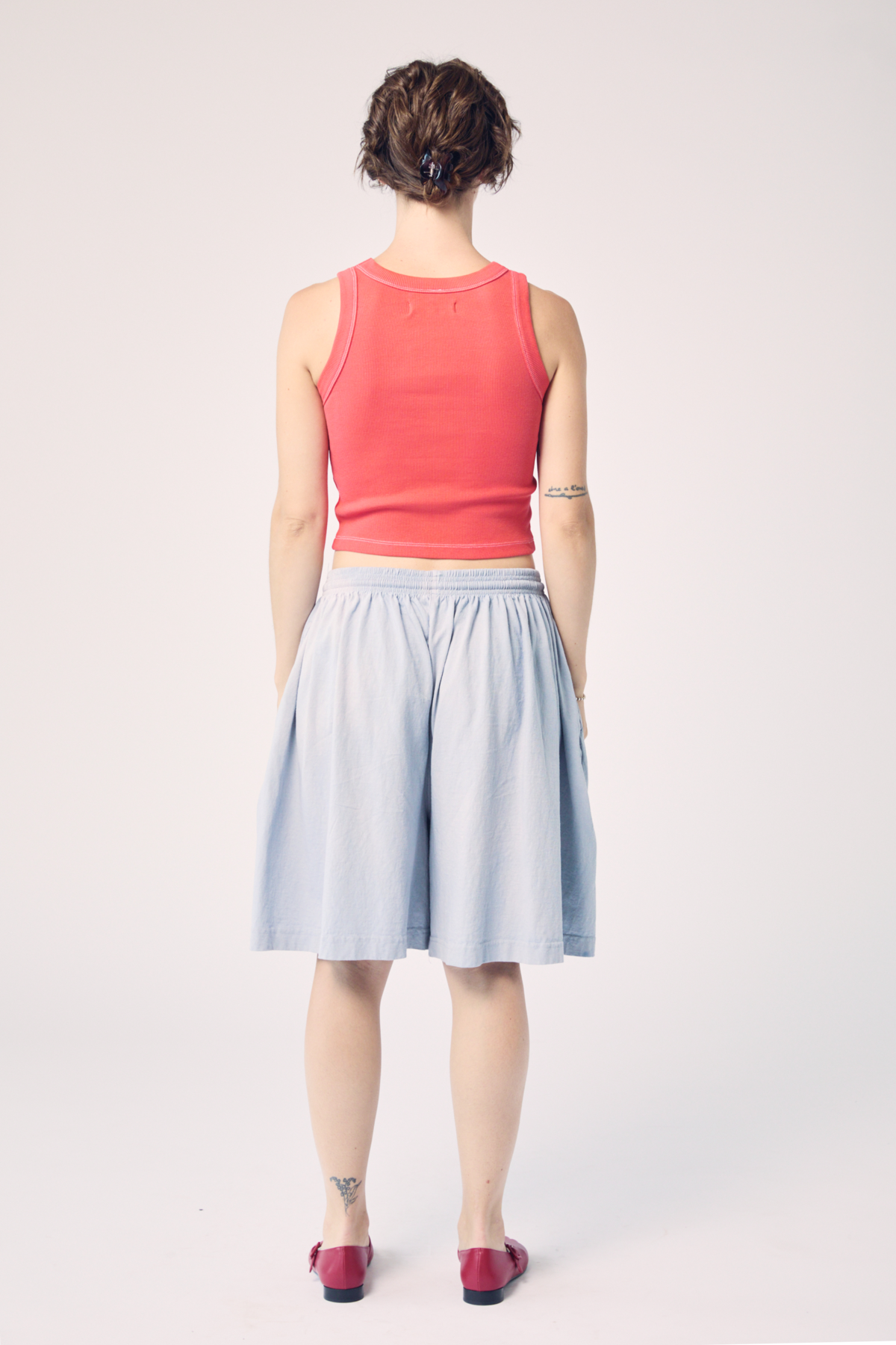 MAISON MARKOSIAN Garment-Dyed Shorts - Image 3 of 5