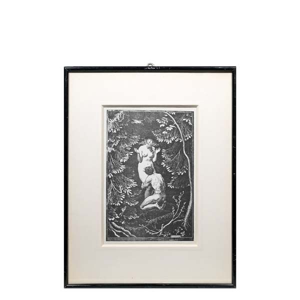 Max vabinsk (Czechia) Pedja, Intaglio Print, Paradise Sonata Cycle Impression, 1918