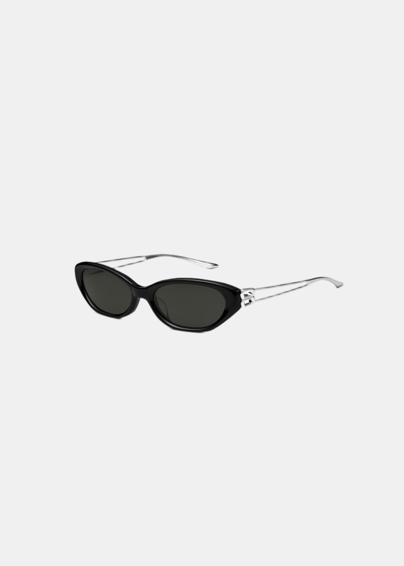 Gentle Monster Black Mimosa 01 Sunglasses - Silver