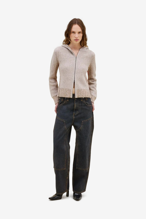 ECKHAUS LATTA Double Knee Baggy Jean - Valencia