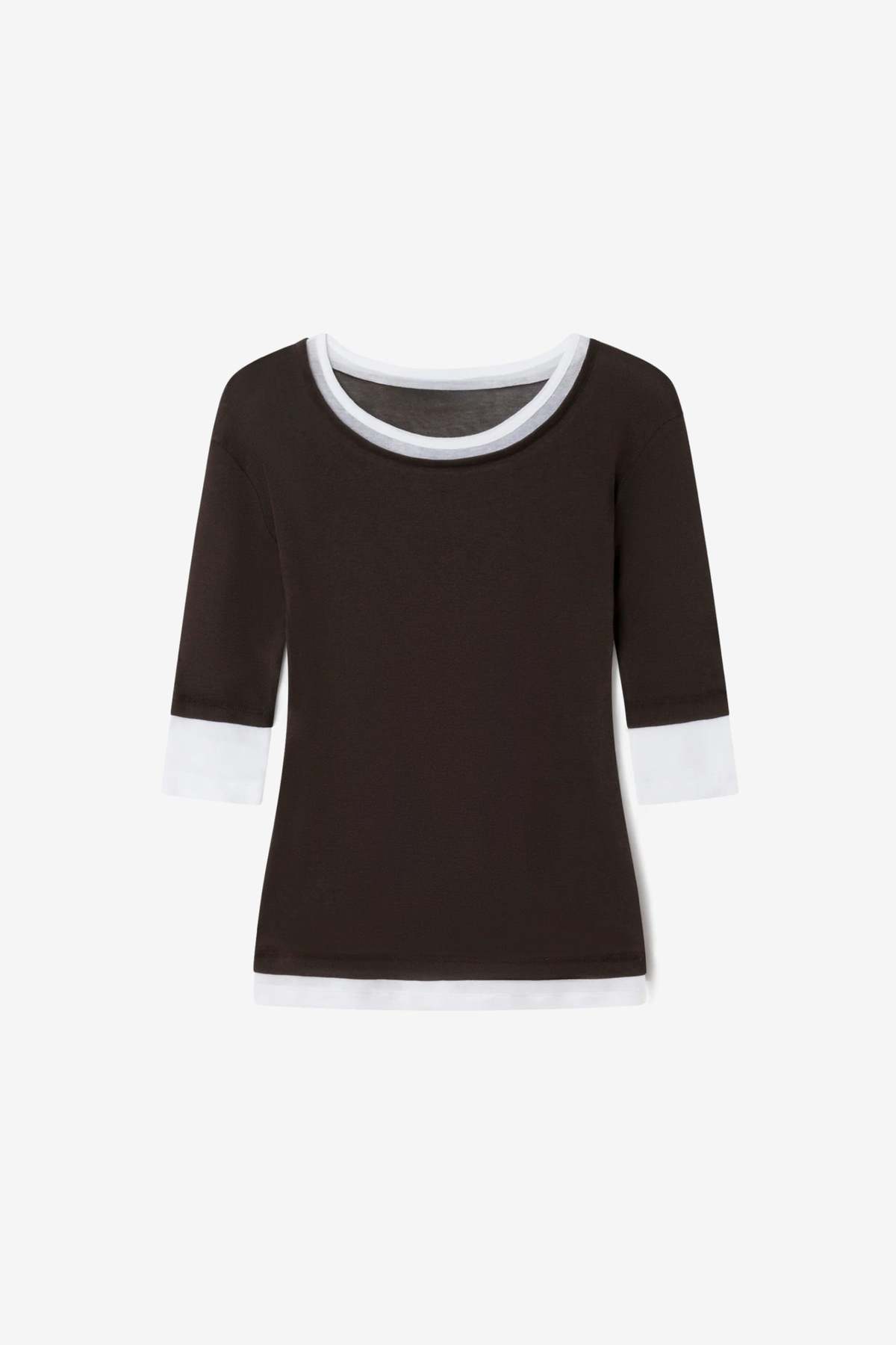 Gimagaus Gemma Top - Brown/White - Image 1 of 4