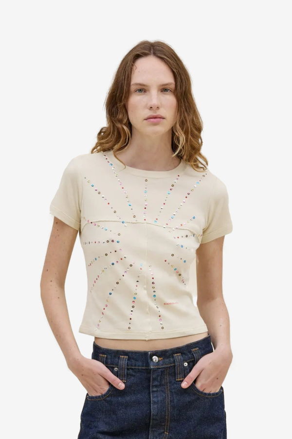 ECKHAUS LATTA Lapped Baby Tee