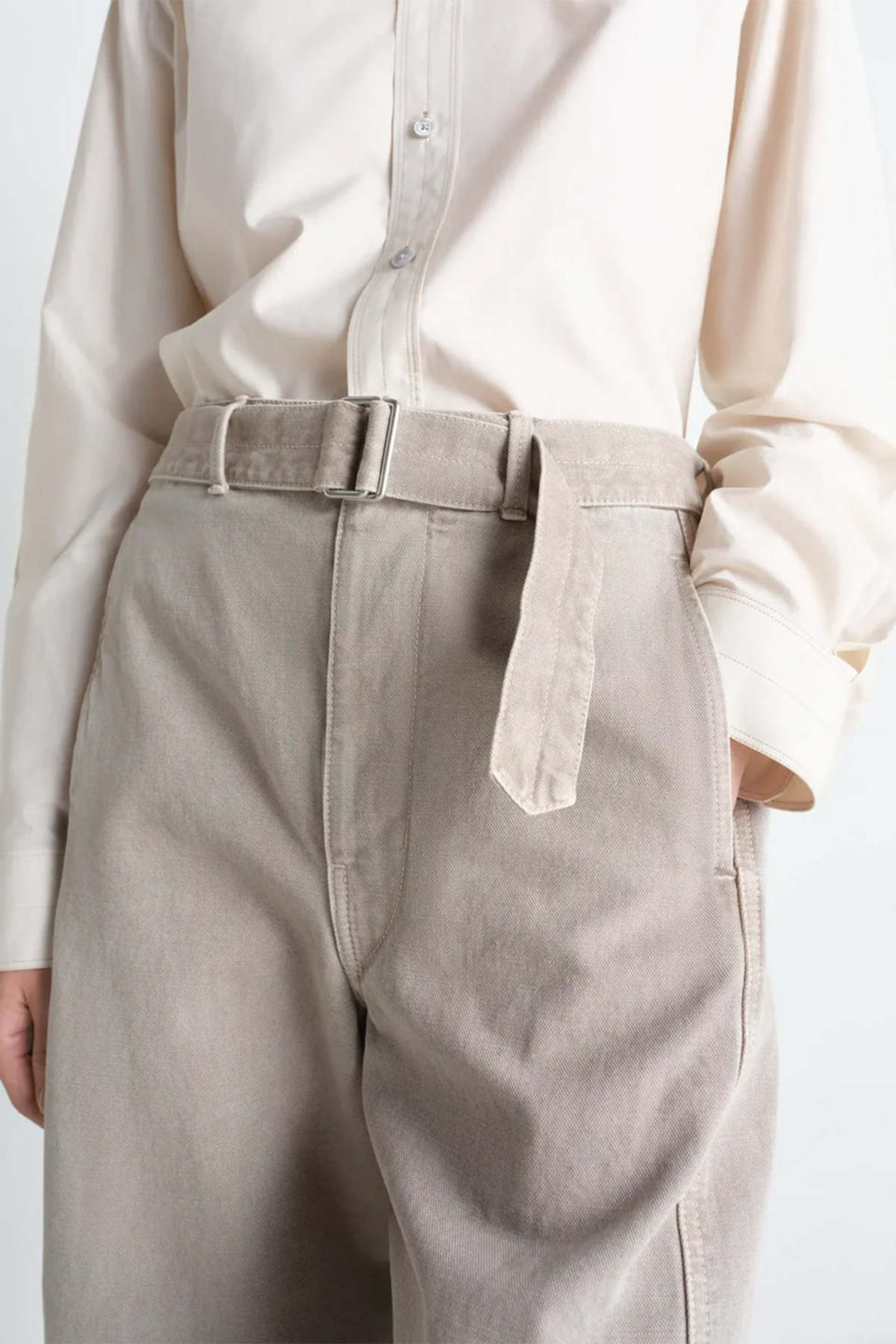 Lemaire Twisted Belted Pants - Image 6 of 8