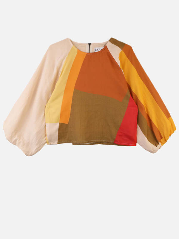 L.F.Markey Apollo Colour Block Top - Canopy L.F.Markey Apollo Colour Block Top - Canopy