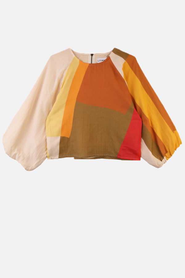 L.F.Markey Apollo Colour Block Top - Canopy