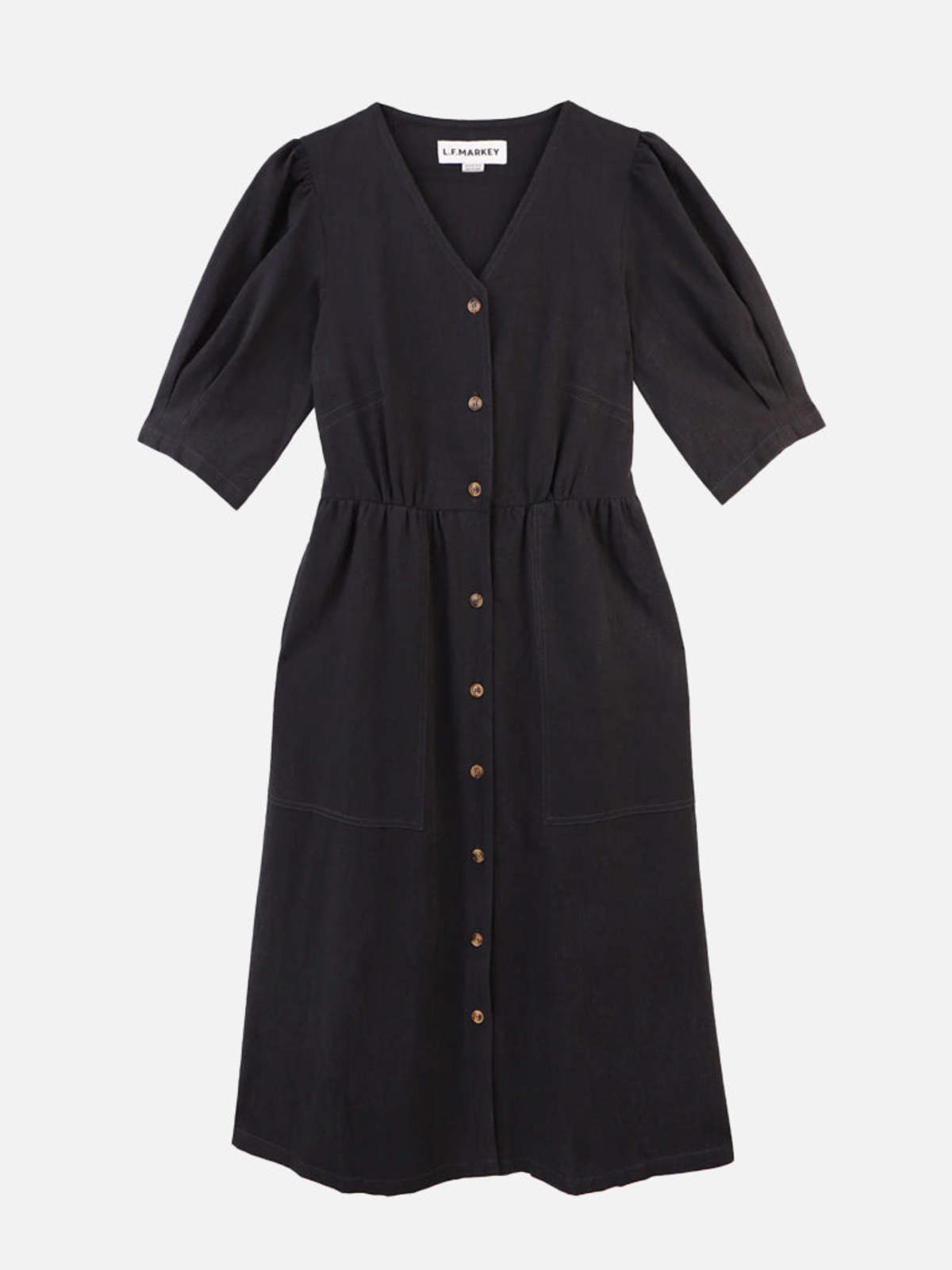 L.F.Markey Lowry Textured Cotton Dress - Image 1 of 8