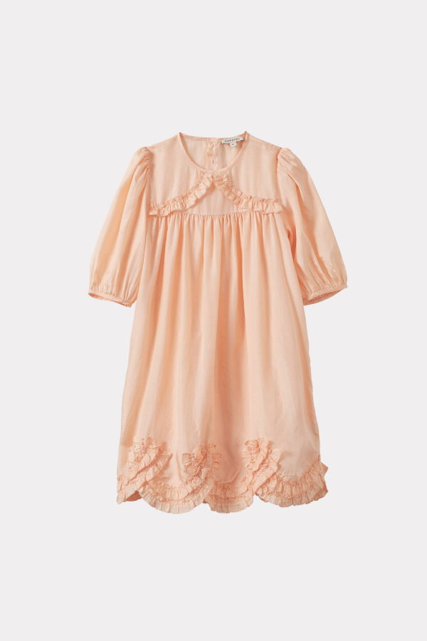 KIDS Caramel Marta Silk Dress