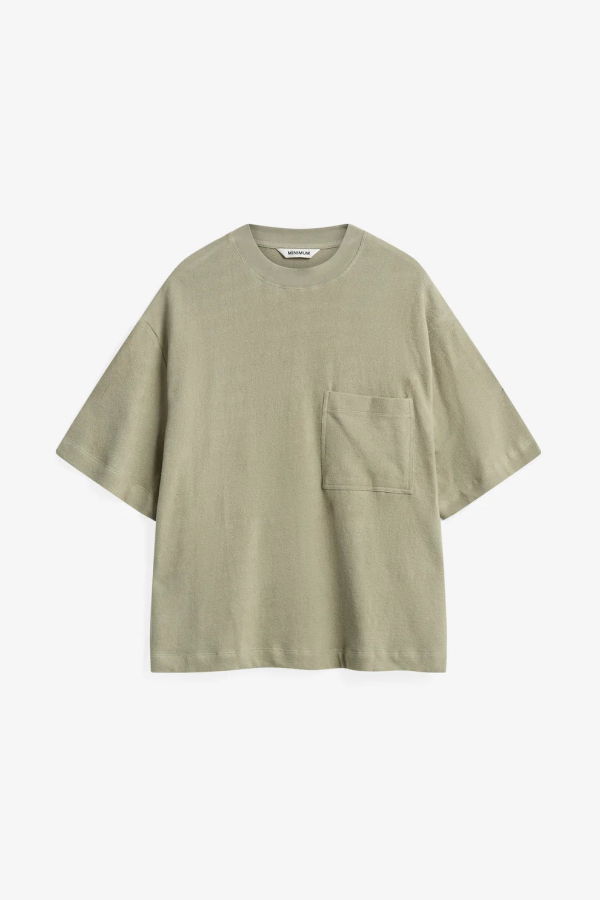 Minimum Lono Rlx Pocket T-Shirt - Seagrass