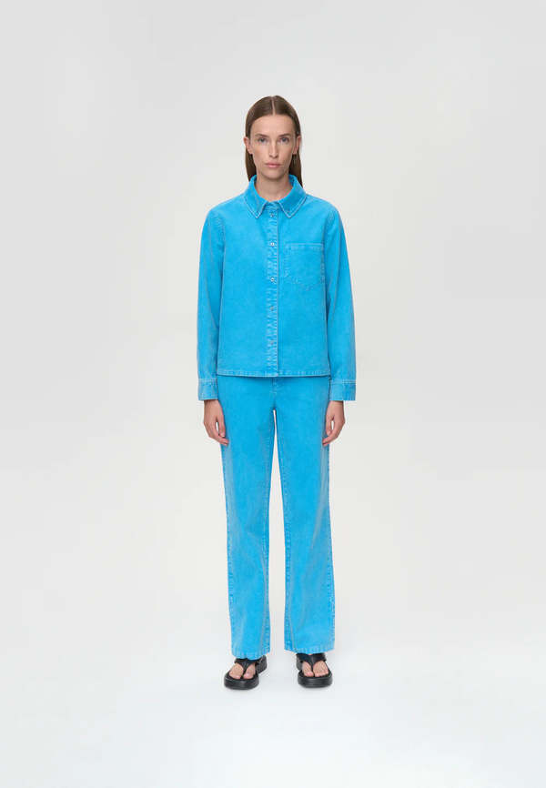 Minimum Lucia Shirt Jacket - Malibu Blue