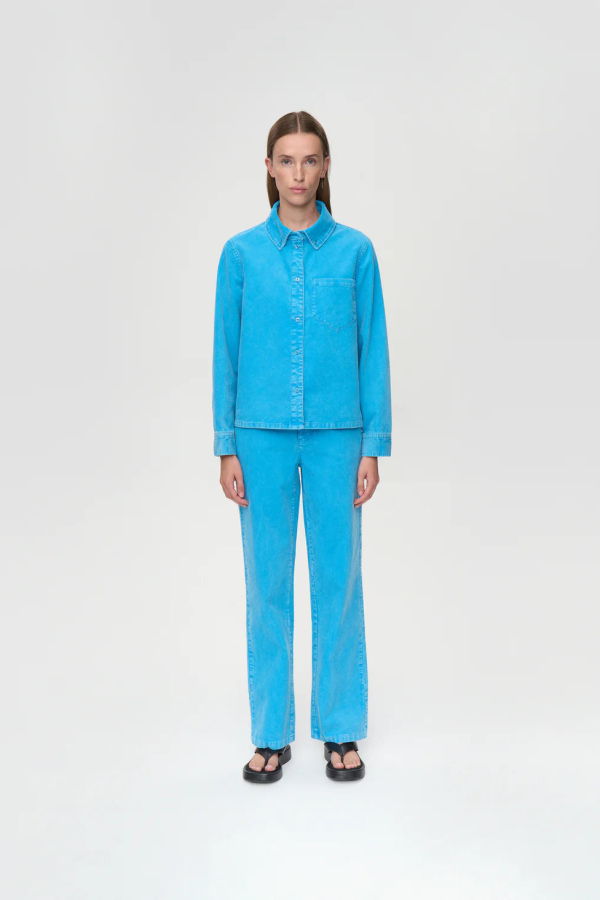 Minimum Lucia Shirt Jacket - Malibu Blue