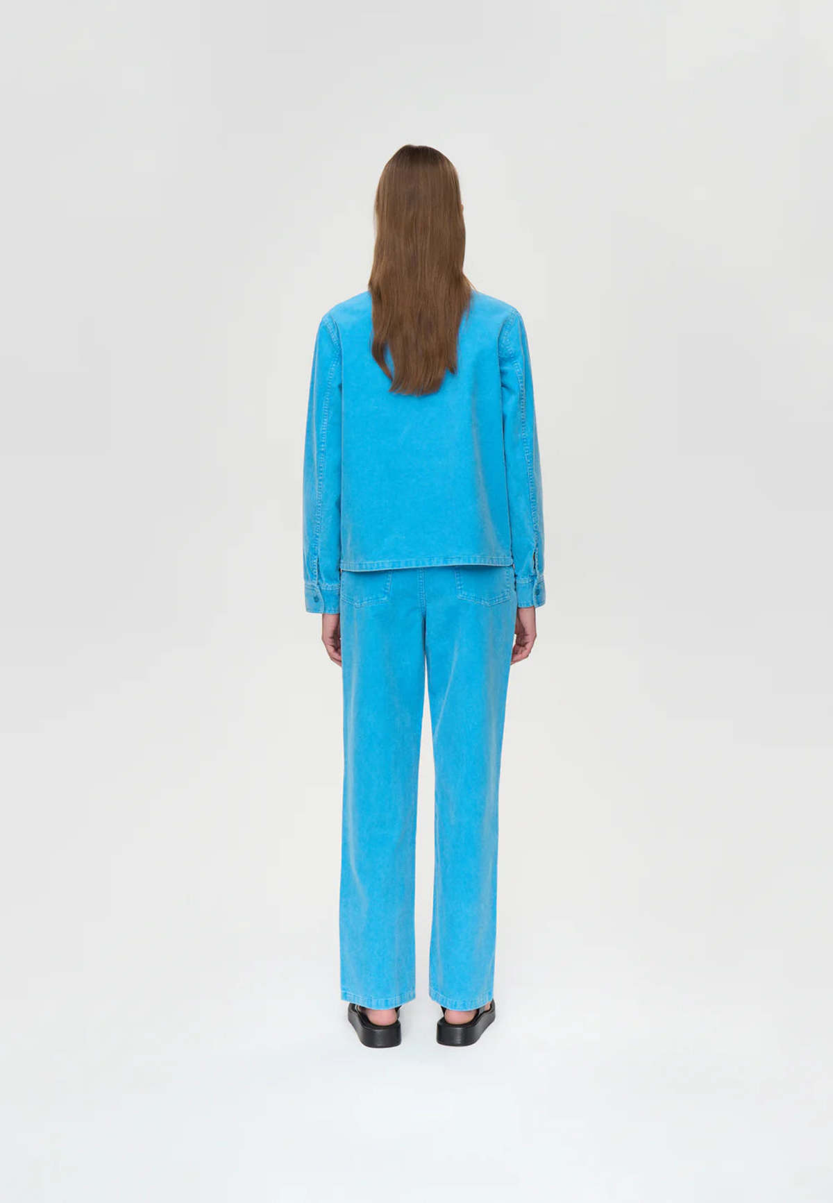 Minimum Lucia Shirt Jacket - Malibu Blue - Image 2 of 4