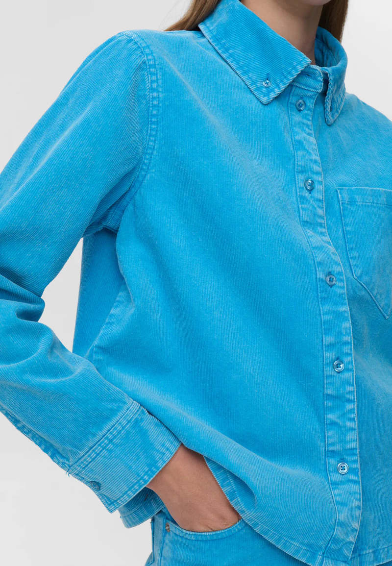 Minimum Lucia Shirt Jacket - Malibu Blue