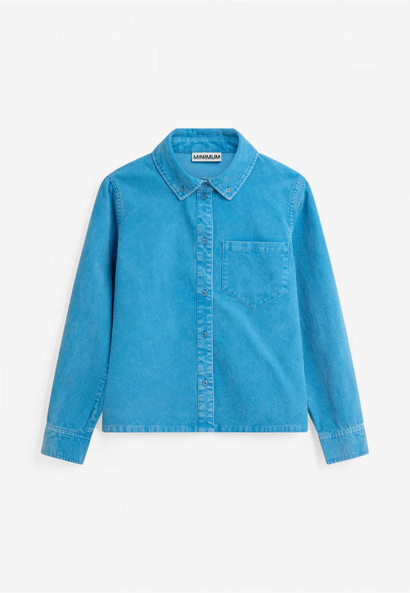 Minimum Lucia Shirt Jacket - Malibu Blue