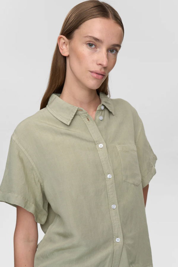Minimum Sage Short Sleeve Shirt
