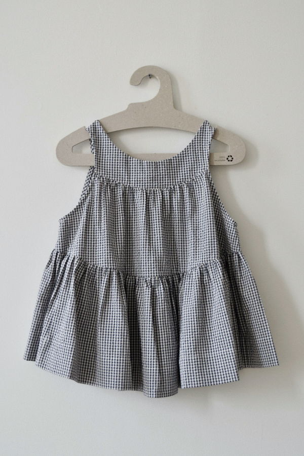 Emma Rothkopf Carmen Swing Top - Navy