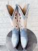 The Great. The Cowboy Boot - Washed Indigo Floral - Thumbnail 2