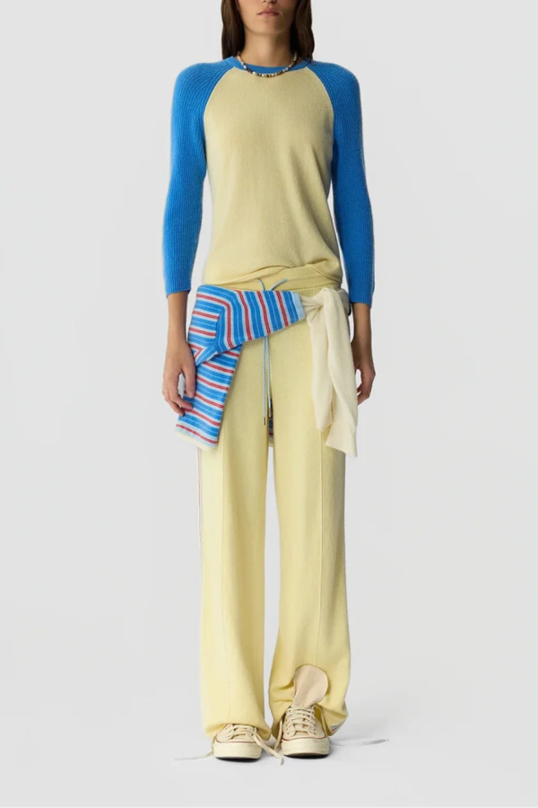 Guest in Residence Baseball Tee Top - Blue