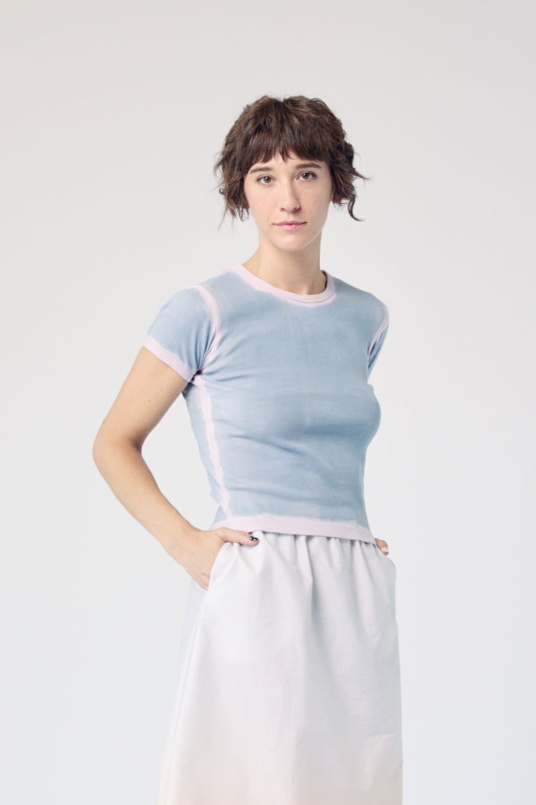 MAISON MARKOSIAN Limewash Baby Tee