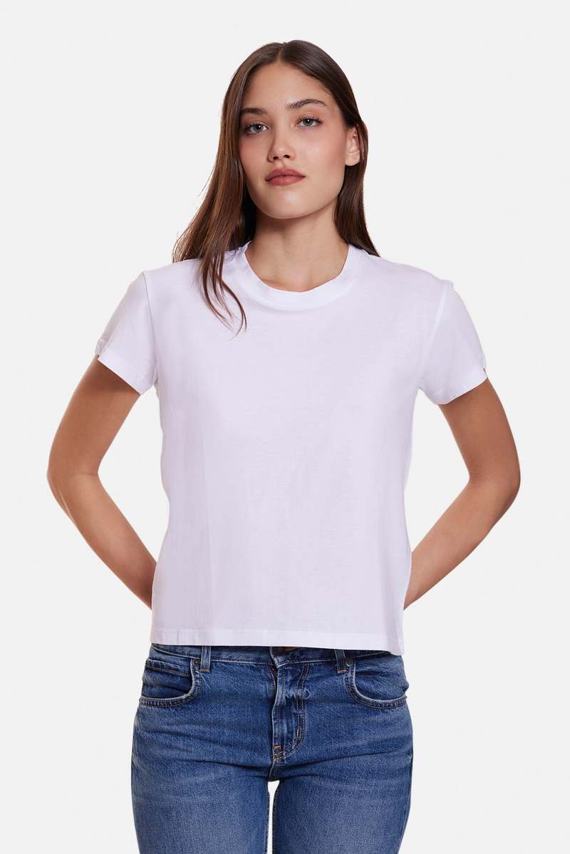 The Tile Club Bebe Lux Tee - White