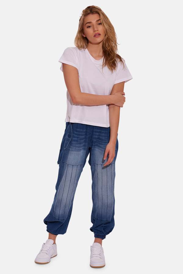 The Tile Club Bebe Lux Tee - White