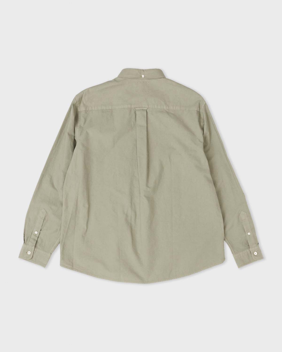 Museum Garments Dad's Shirt Oxford Garment Dyed Shirt - Sage - Image 2 of 3