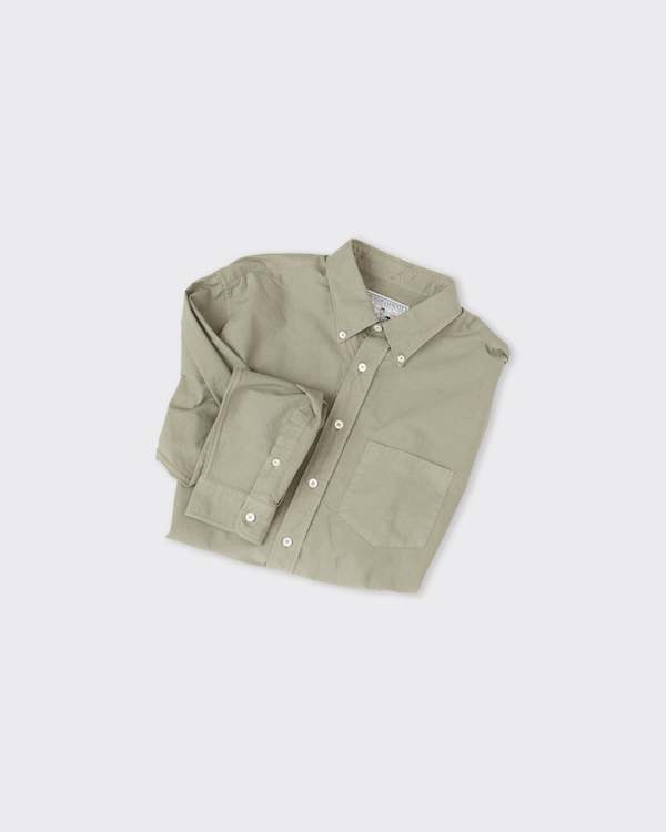 Museum Garments Dad's Shirt Oxford Garment Dyed Shirt - Sage