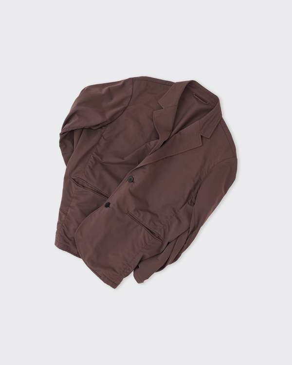 Kanemasa Phil Nylon 2B Jacket - Brown