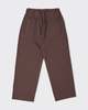 Kanemasa Phil Nylon Tuck Easy Pants, Brown Dye - Thumbnail 3