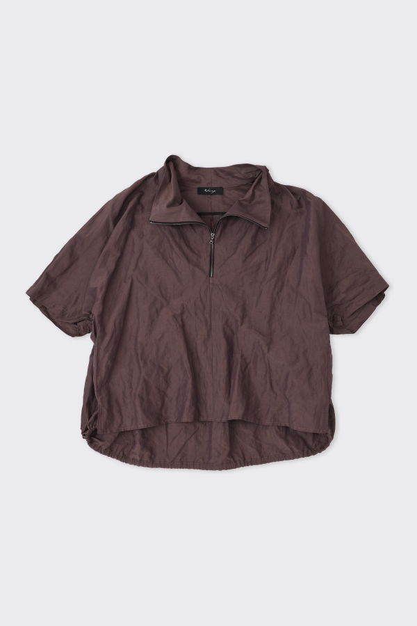 Wanze Quarter Zip Bubble Shirt Top