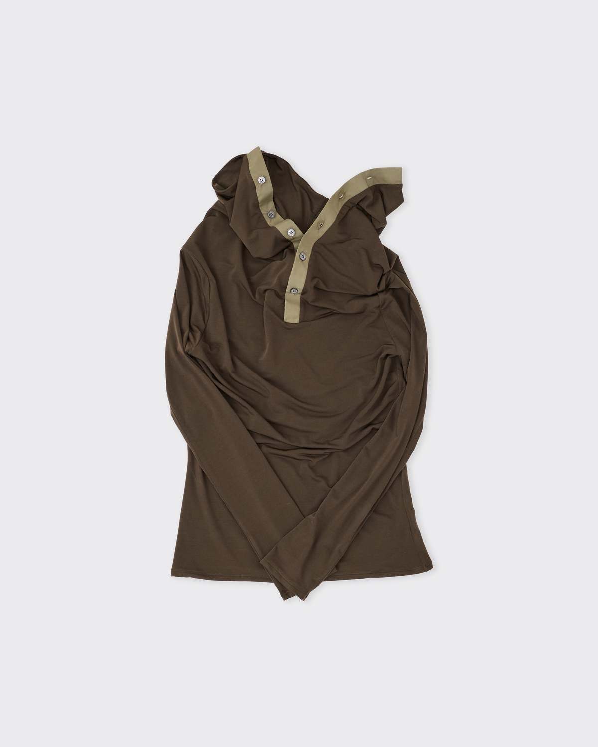 Wanze Sailor Collar Jersey Top - Image 3 of 3