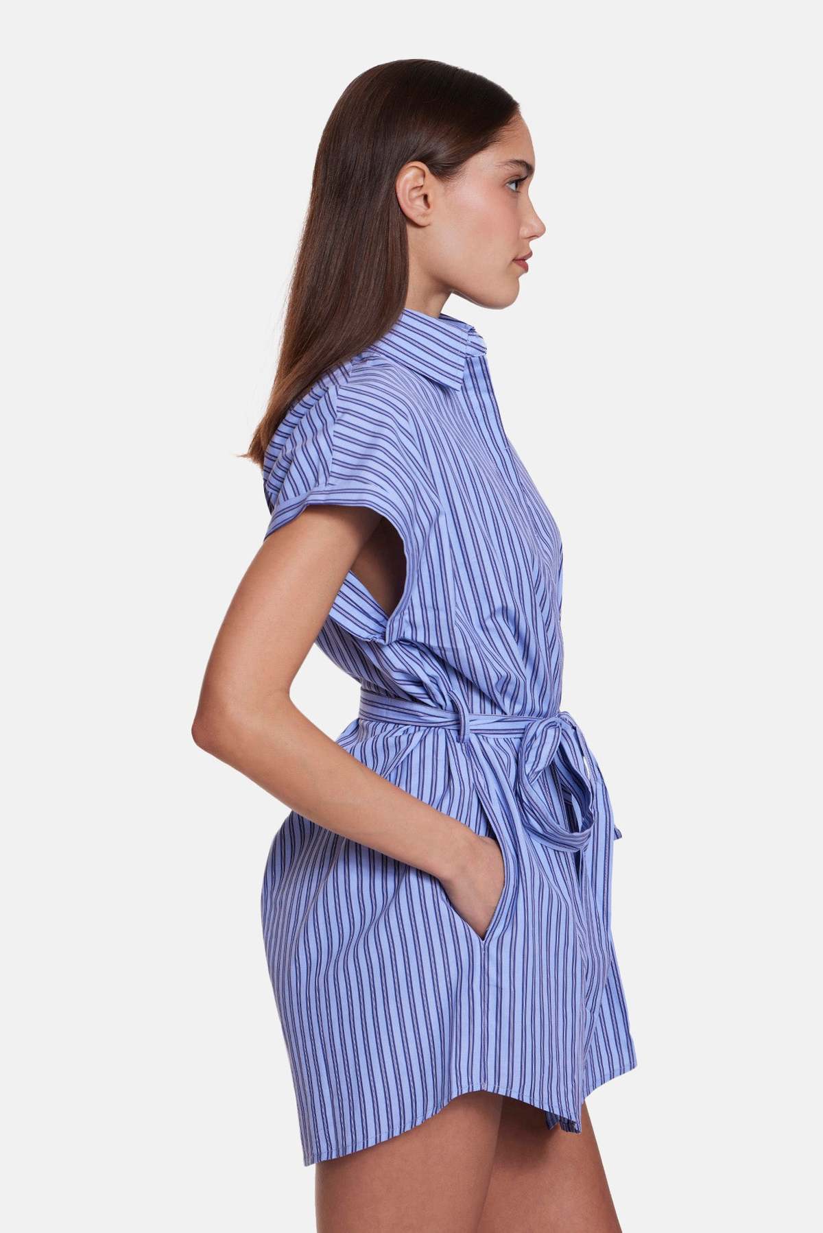 The Tile Club Maidstone Mini Shirt Dress - Image 3 of 3