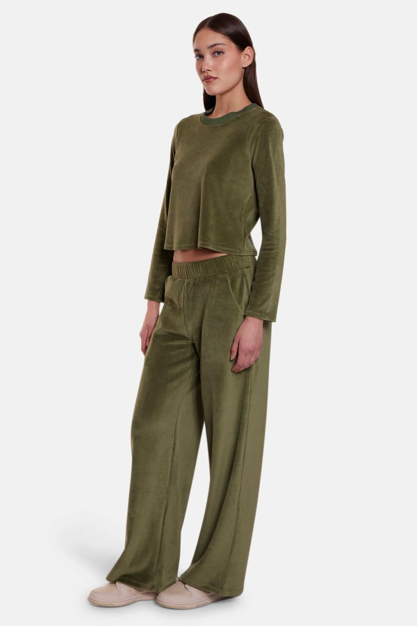 The Tile Club Mari Velour Pant