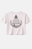 Blue&Cream Pyramid Crop Tee - Thumbnail 2