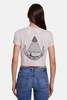 Blue&Cream Pyramid Crop Tee - Thumbnail 5