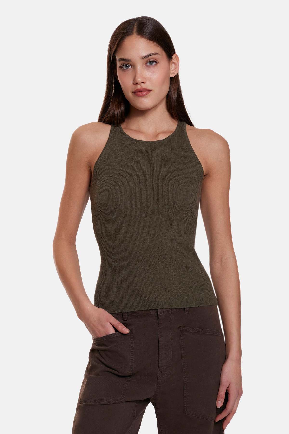 The Tile Club Tessa Cashmere Tank - Image 1 of 4