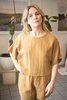 Eve Gravel Steven Top - Ochre - Thumbnail 1