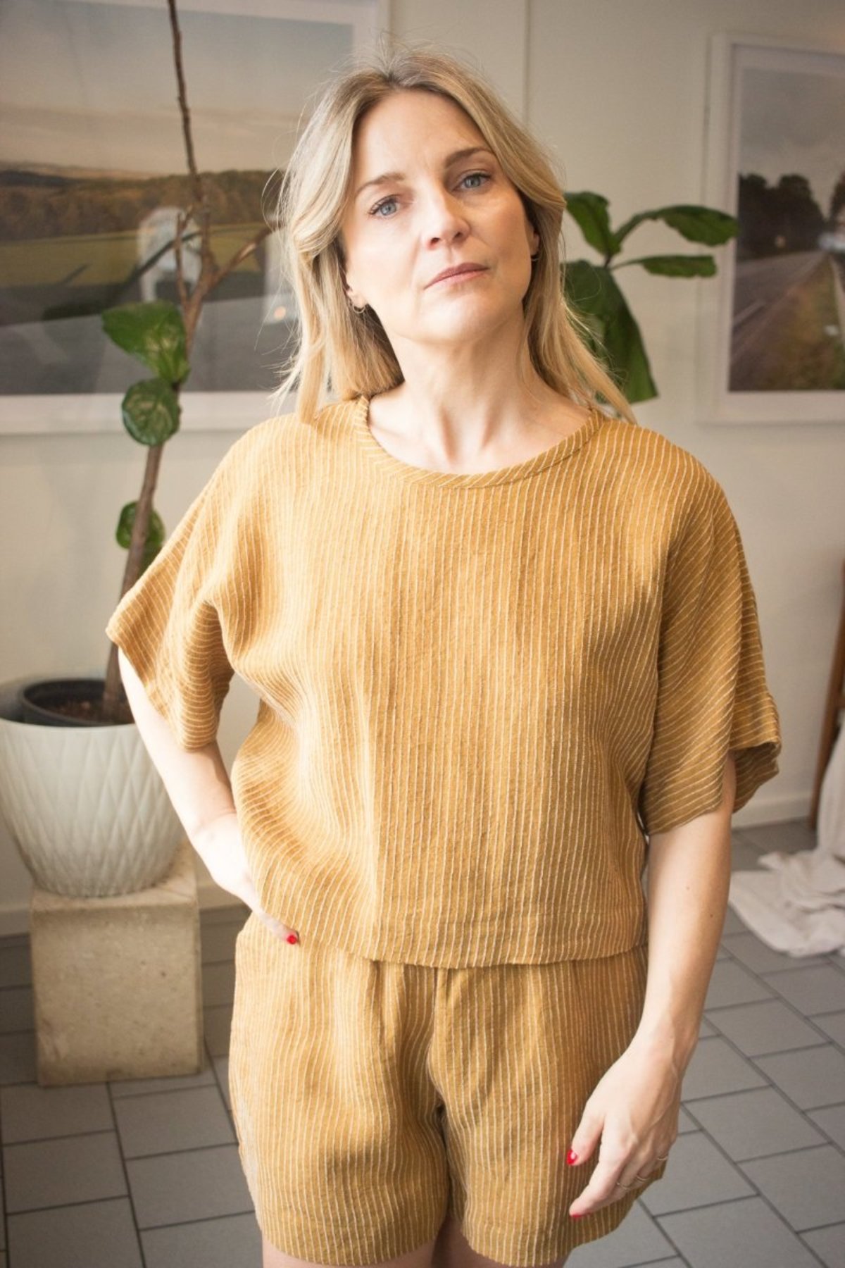 Eve Gravel Steven Top - Ochre - Image 1 of 11