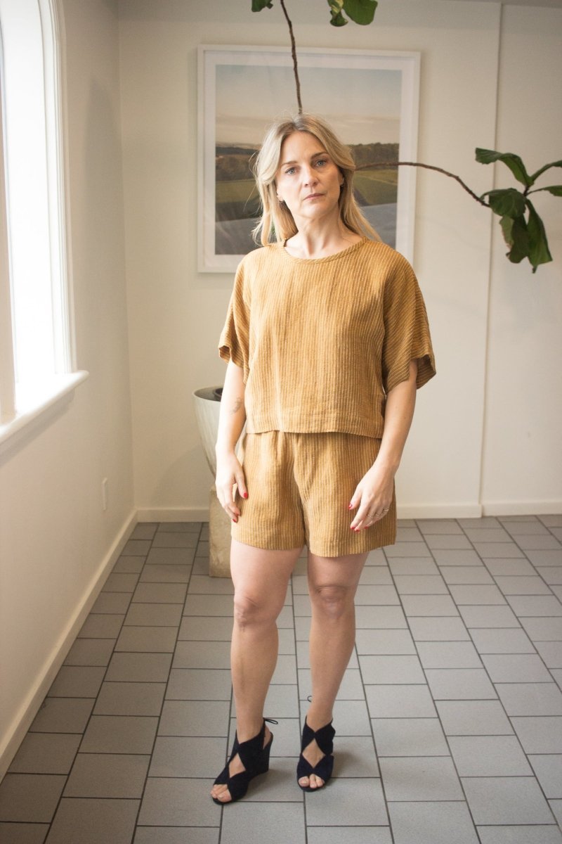Eve Gravel Steven Top - Ochre