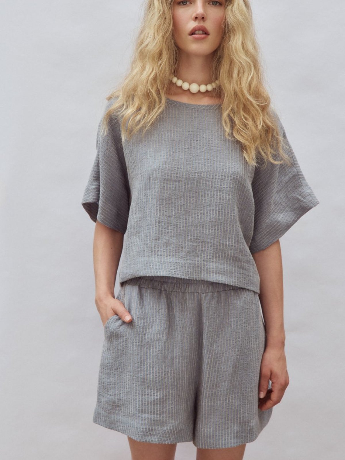 Eve Gravel Steven Top - Ochre - Image 9 of 11