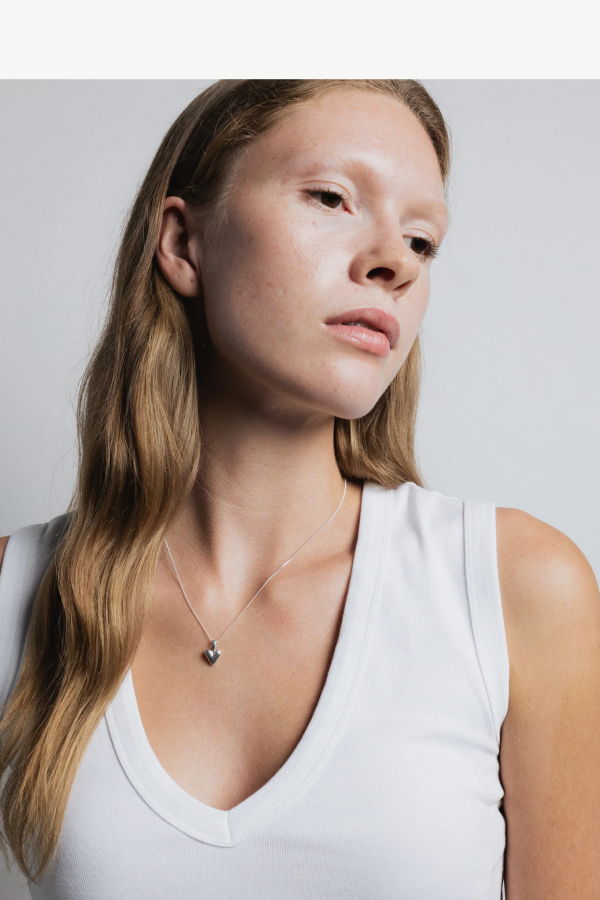 Wolf Circus Baby Heart Necklace