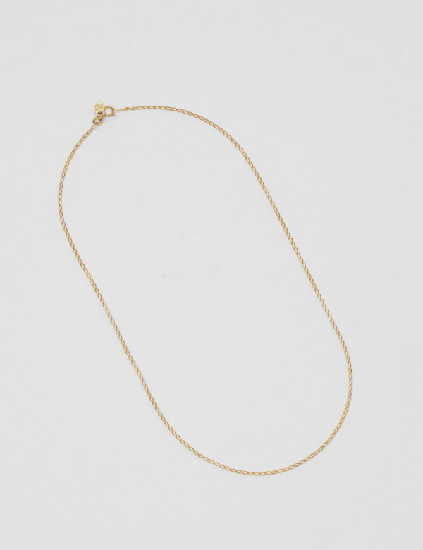 Wolf Circus Elongated Curb Chain Necklace - Gold Wolf Circus Elongated Curb Chain Necklace - Gold