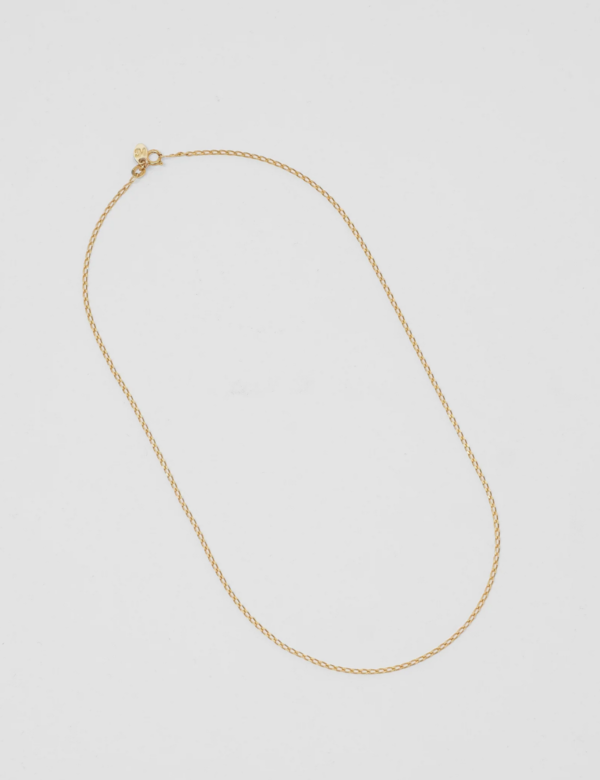 Wolf Circus Elongated Curb Chain Necklace - Gold - Image 1 of 1