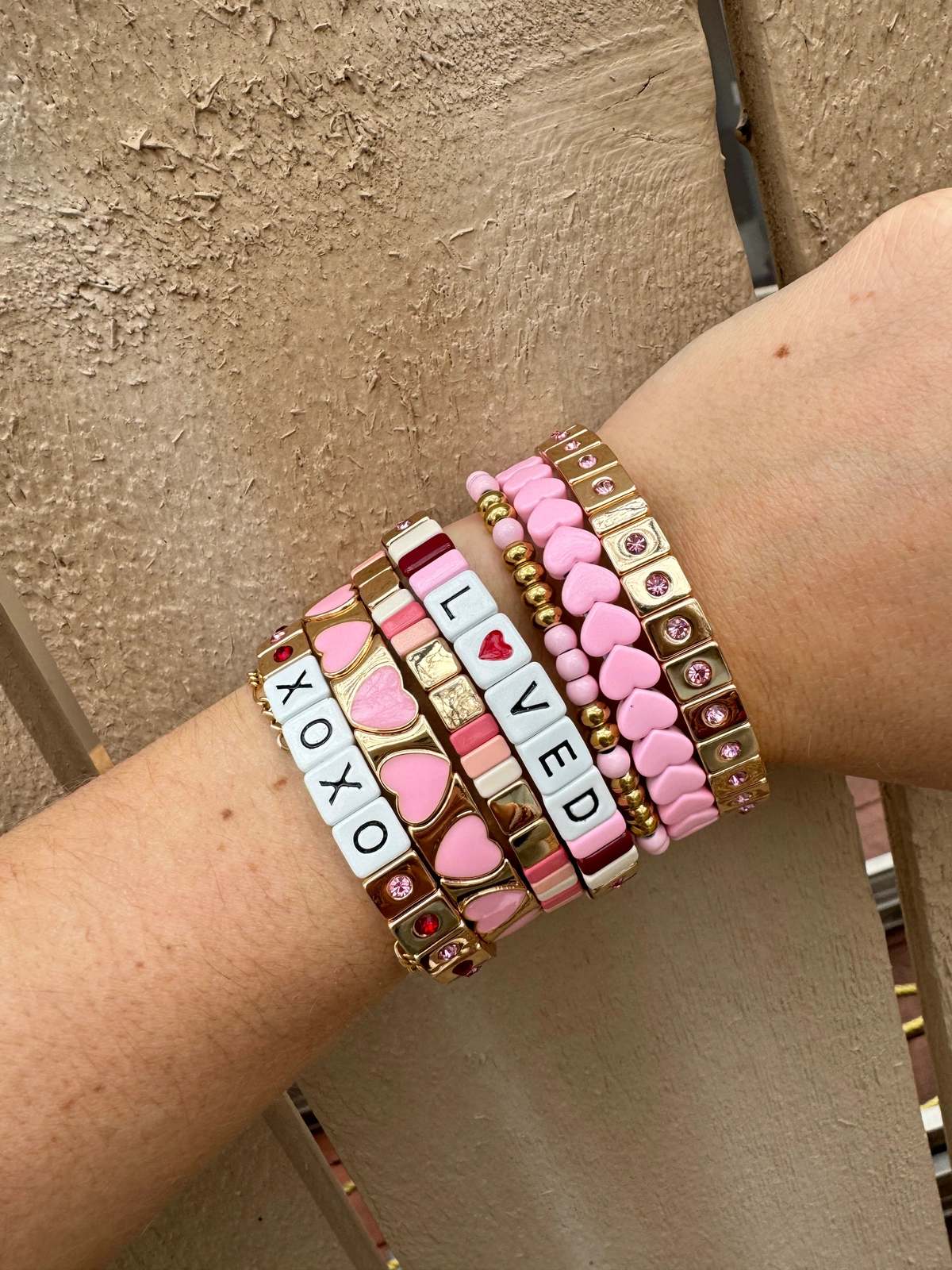 LA LUMIERE NY Pink Skies Square Single Bracelet - Image 2 of 2