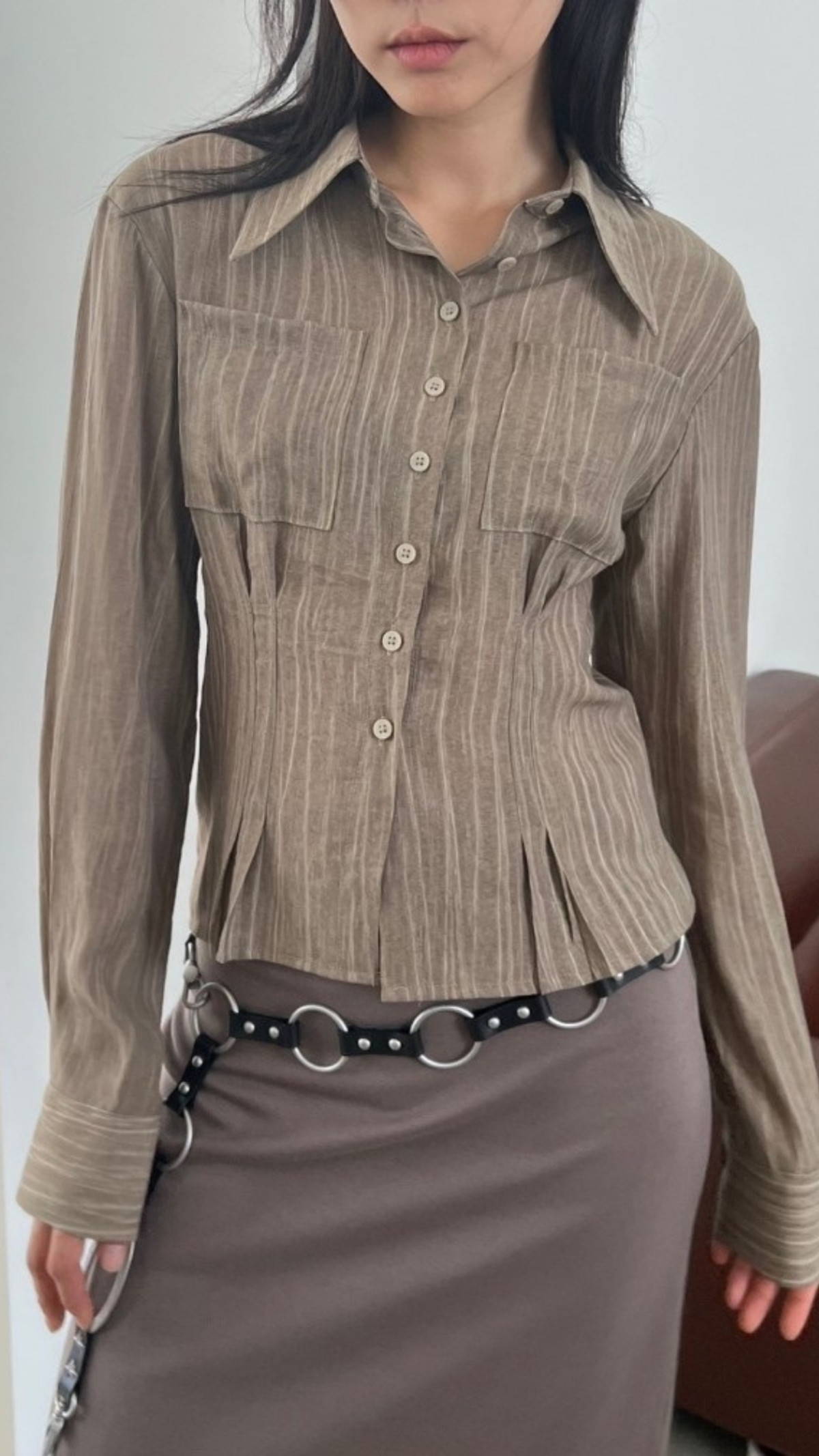 The NKC Store Alexis Button Down Top - Image 2 of 3