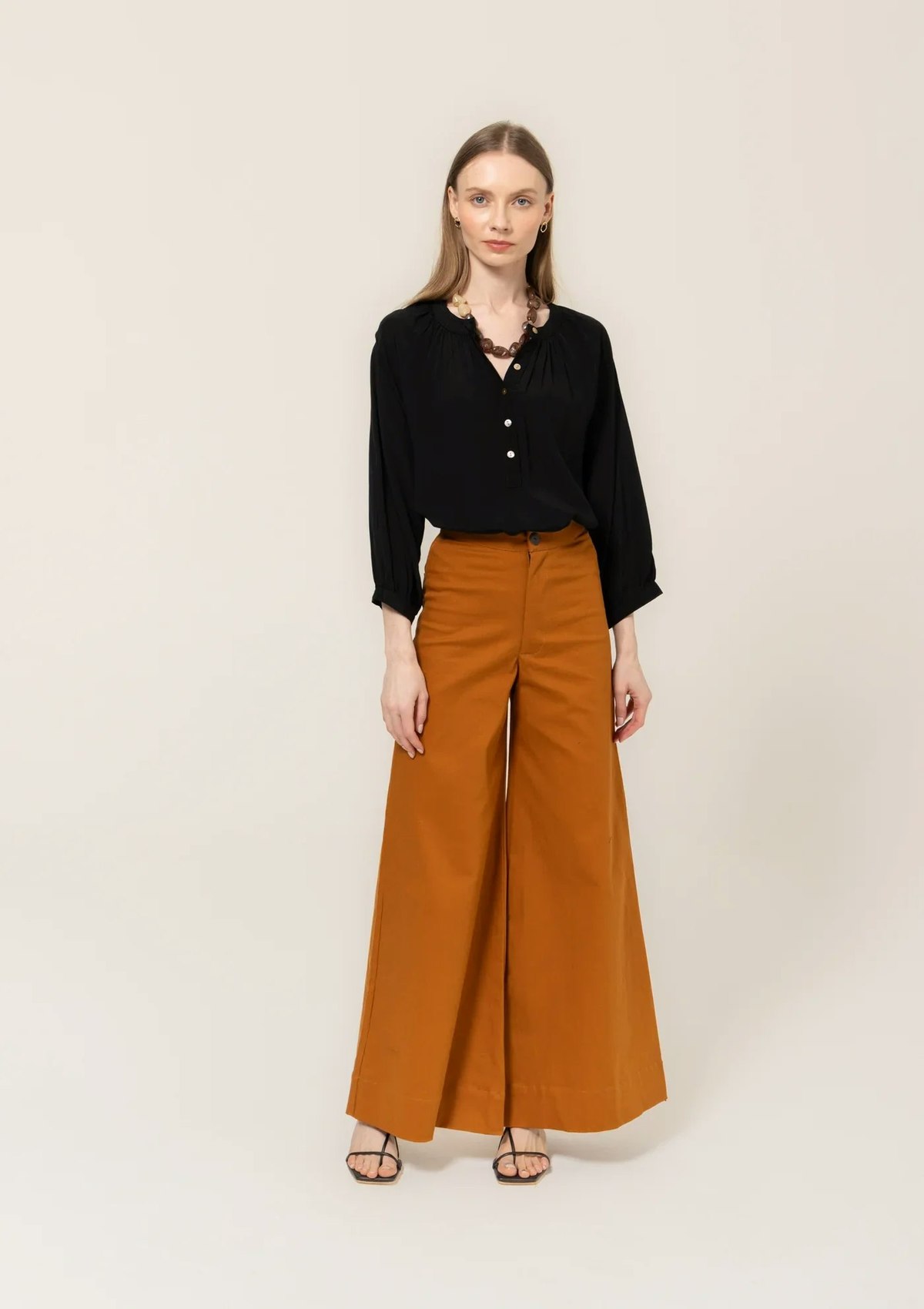 Bel Kazan Simone Pant - Ginger - Image 2 of 7