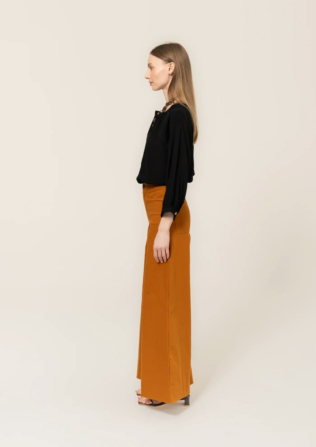 Bel Kazan Simone Pant - Ginger - Image 4 of 7