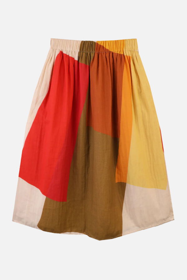 L.F.Markey Russell Colour Block Skirt