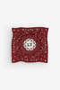 Maison Lecomte Flament Far West Silk Scarf - Bordeaux - Thumbnail 1