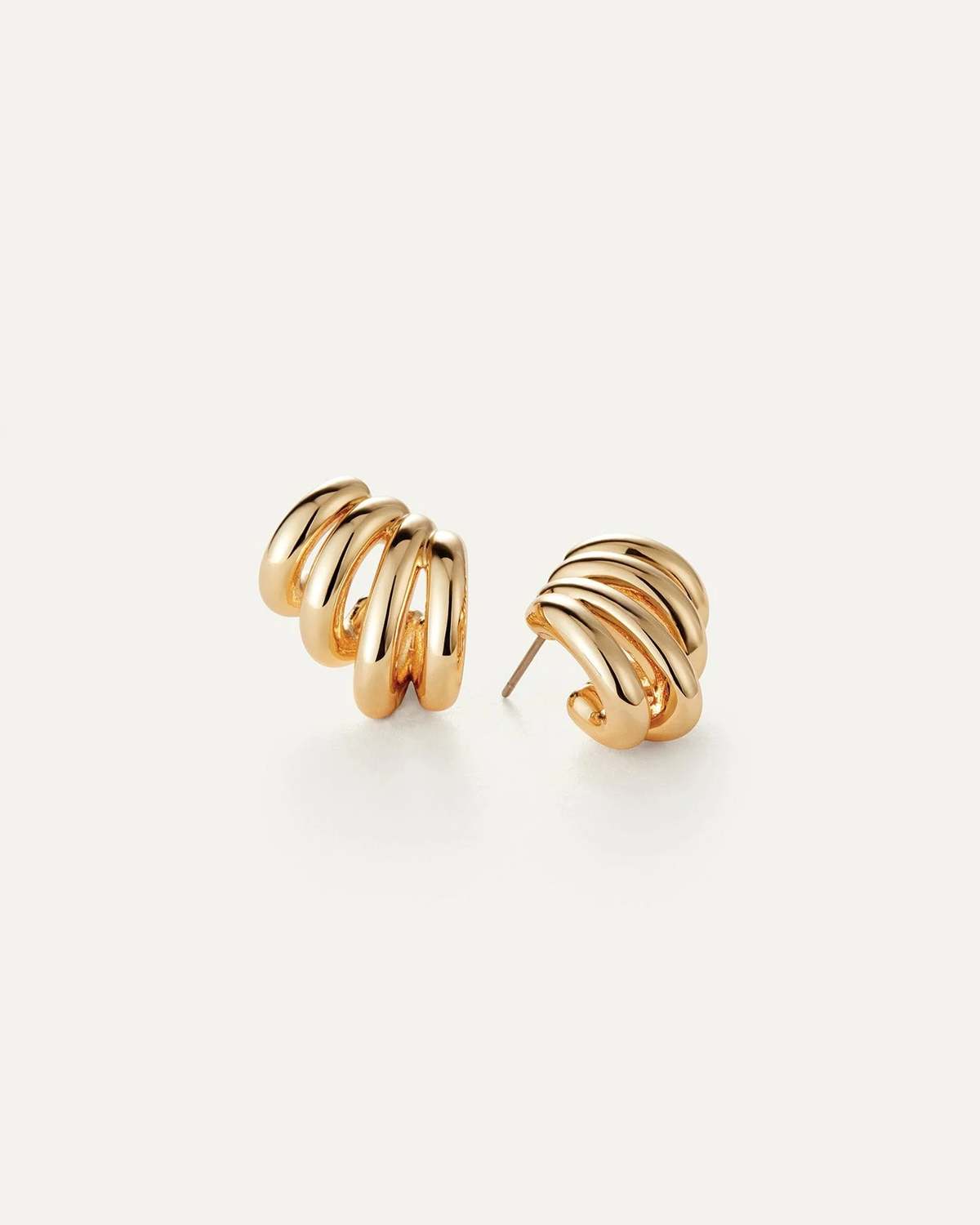Jenny Bird Monroe Earrings - Gold - Image 1 of 3